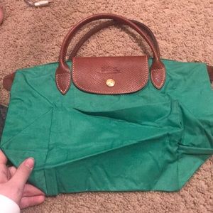 Longchamp Small Green Bag, Awesome condition!